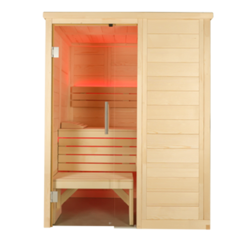 Heimsaunamodell Alaska Mini in Saunaausstellung bei München besichtigen